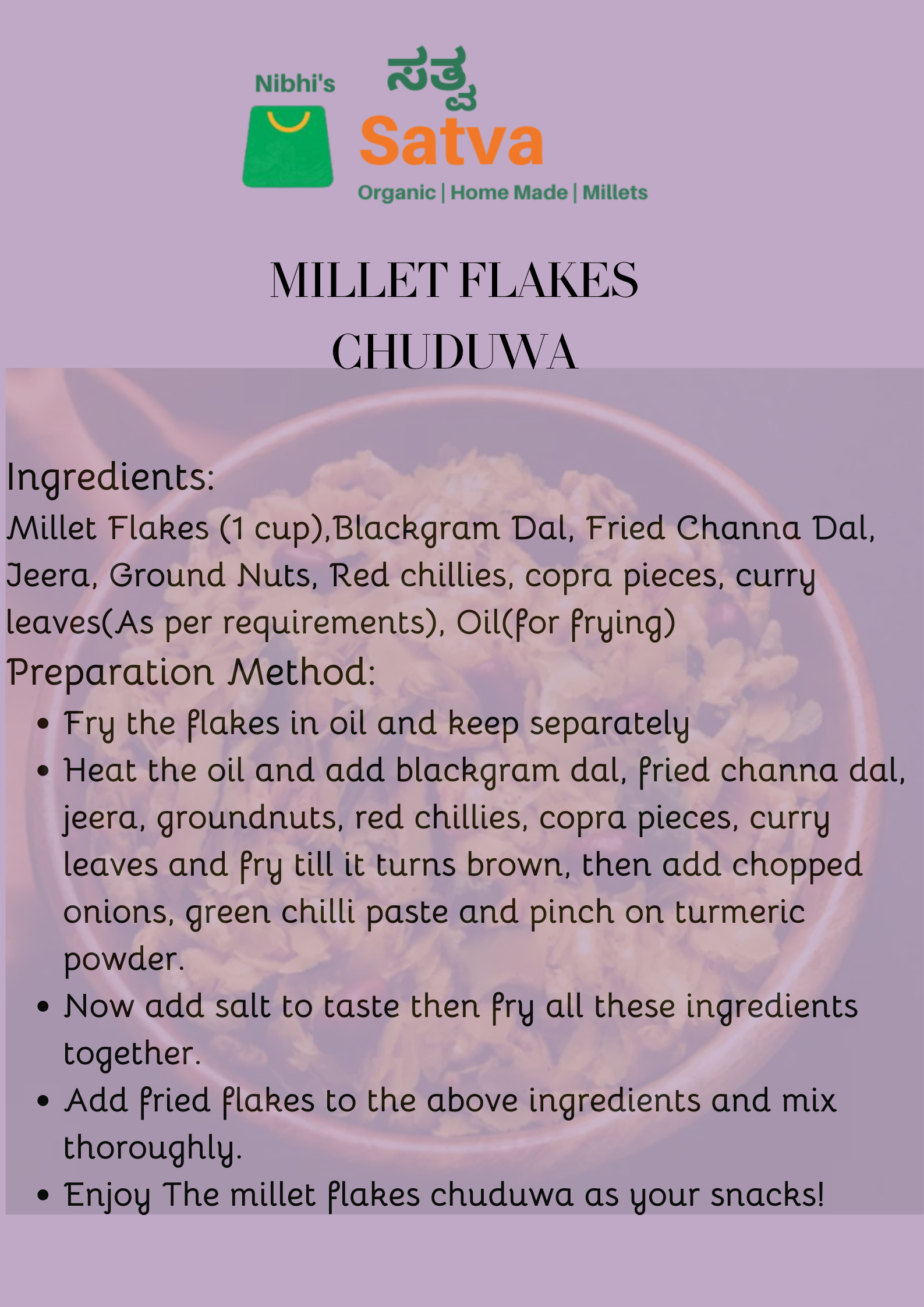 Finger Millet Flakes