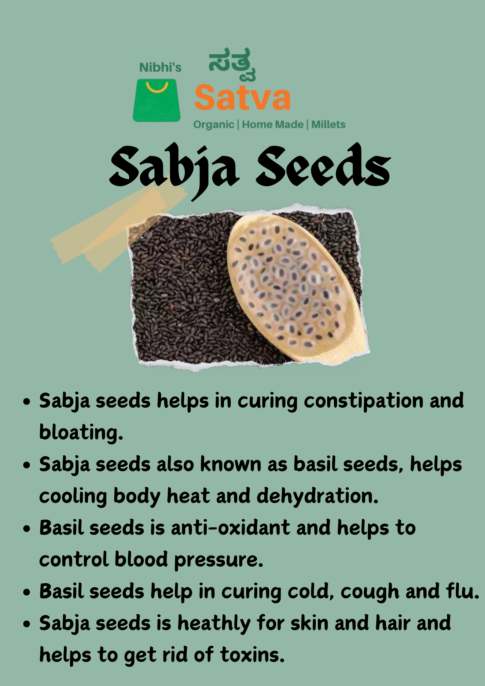 Sabja Seeds