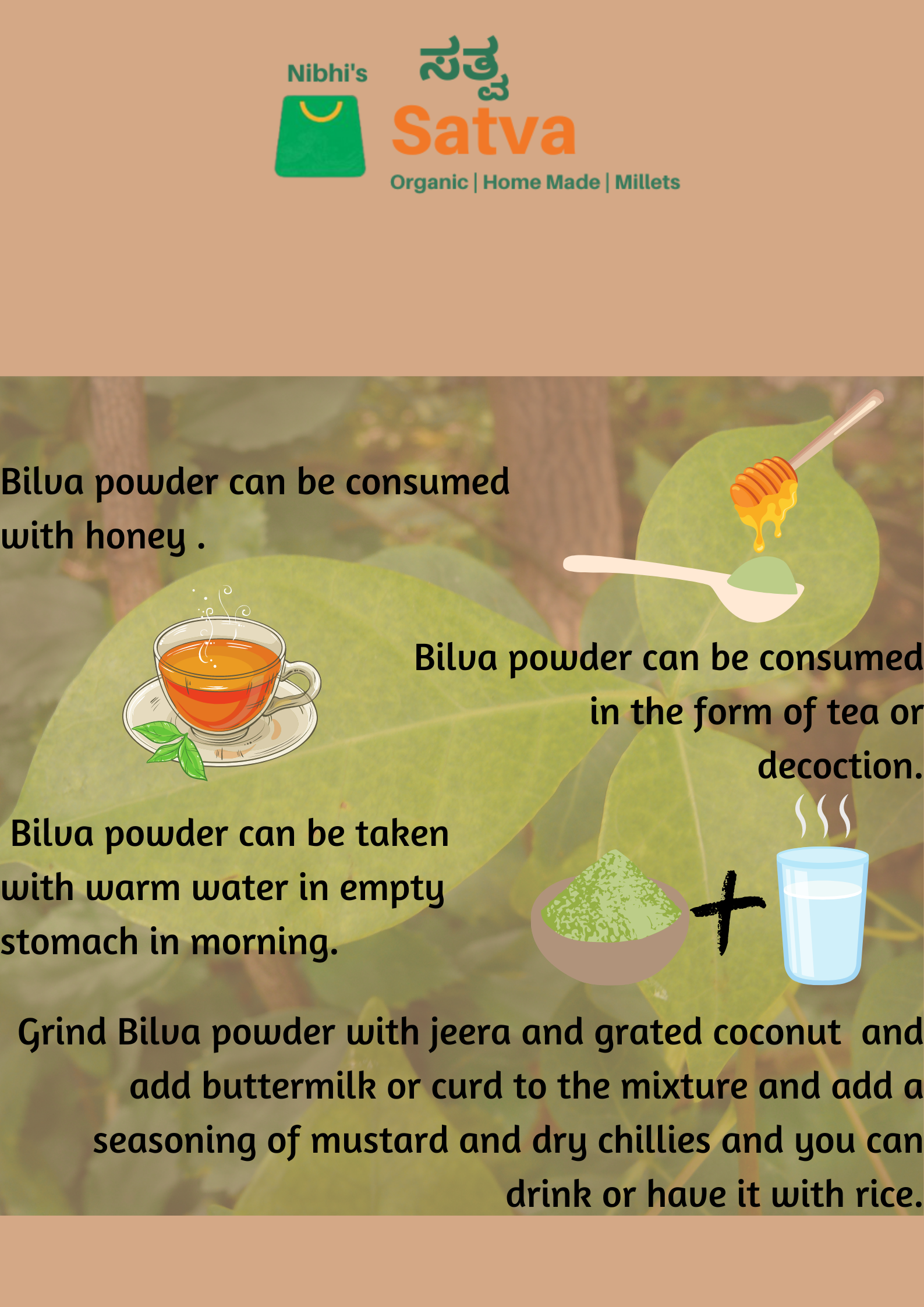 Bilva Leaf Powder